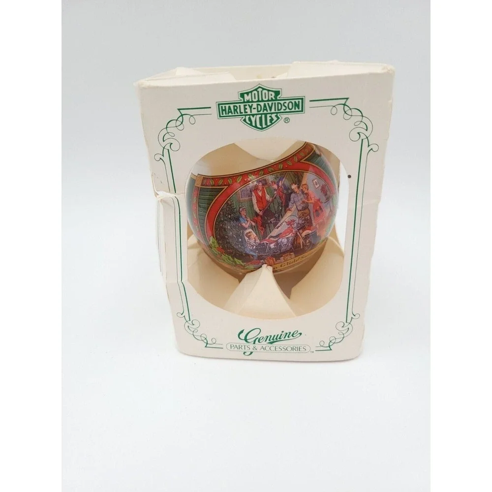 1999 Harley Davidson Christmas Ball Ornament Ltd ELECTRA GLIDE SURPRISE Series 1